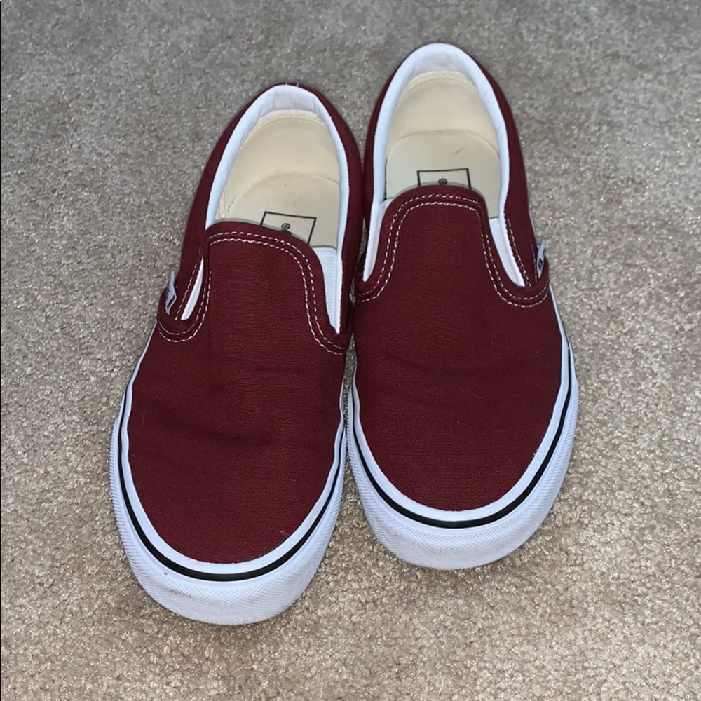 vans slip ons